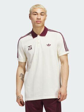 ADIDAS Men's Texas A&M Aggies x Originals Jersey Cotton Polo Size M